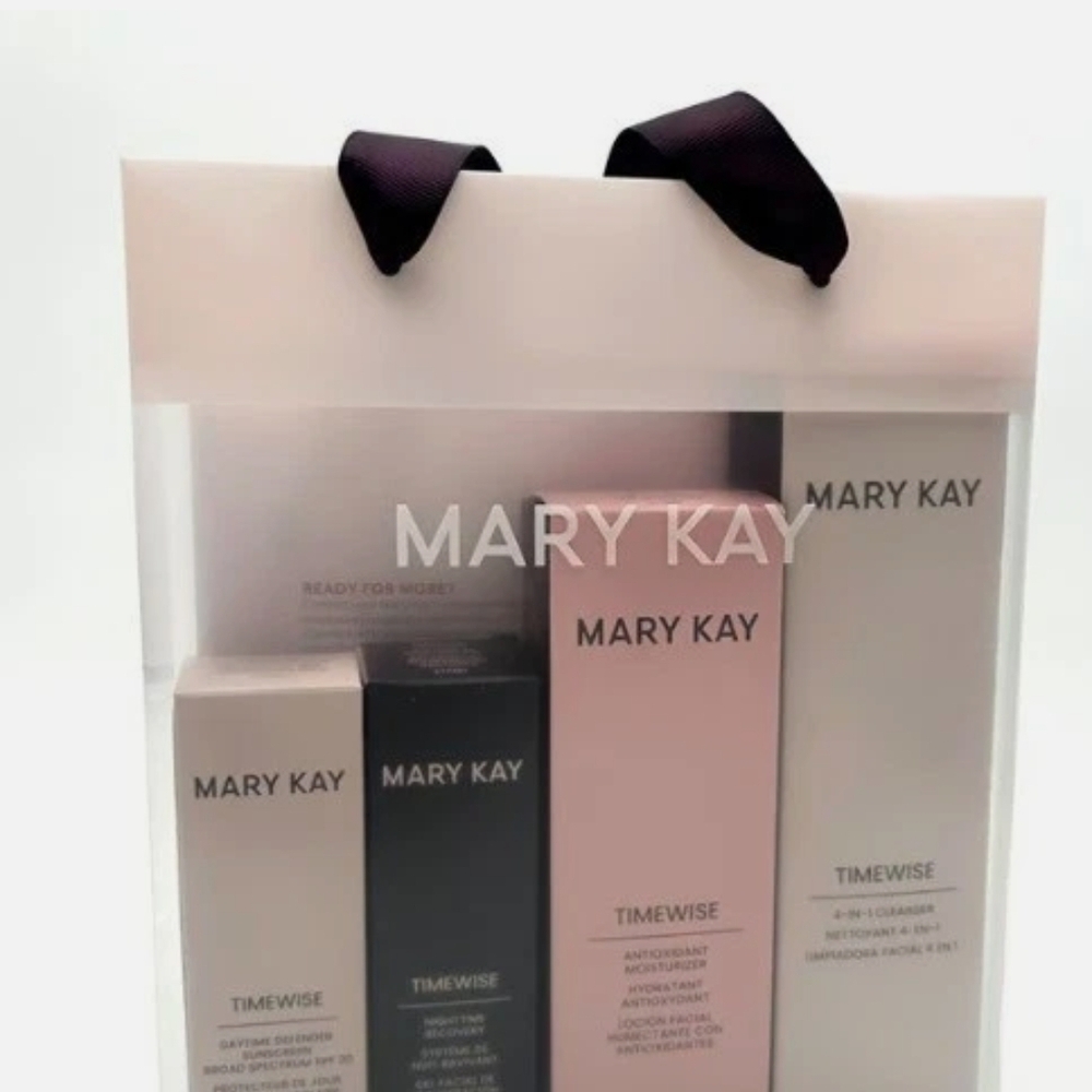 Mary Kay Timewise Skincare Set - Black, Pink, White